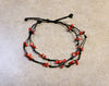 Coral Rope Ankle Bracelet