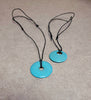 Turquoise Circle Pendant Necklace