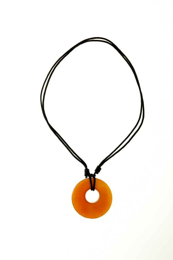 Carnelian Circle Necklace