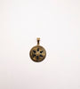 Brass Pendant Small with Stone