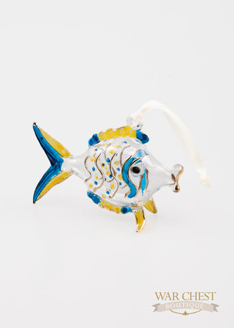 Painted Fish Blue/Yellow