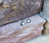 Round Marcasite Pearl Earrings