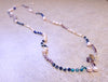Jewel-Toned Shimmer Pearl Necklace