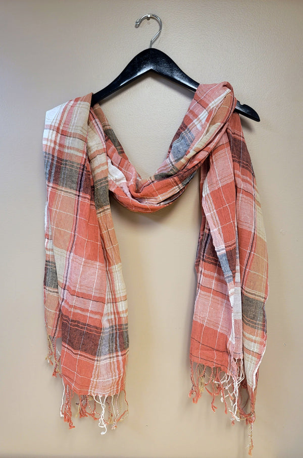 Various Light Check Scarf