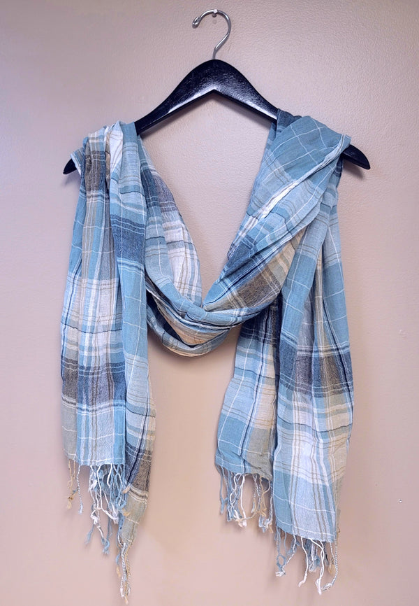 Various Light Check Scarf