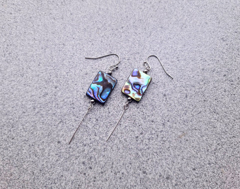 Shimmering Abalone Earrings