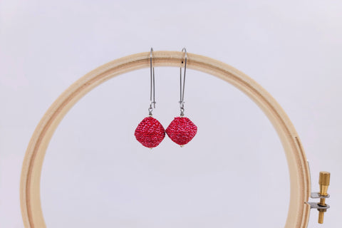 Red Thread Earring