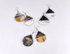 Two Tier Cow Horn Earrings
