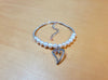 Pearl w/Heart Charm Bracelet
