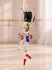 Ballerina Red Shoe Glass Ornament