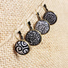 Round Hanging Fashion Earrings
