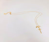 Elegant Gold Cross Necklace