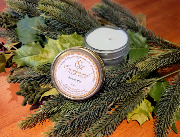 Balsam Pine Candle 4oz War Chest Boutique 