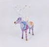 Purple Ceramic Elk Ornament