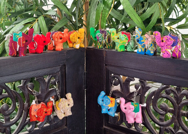 Thai Elephant Key Chain