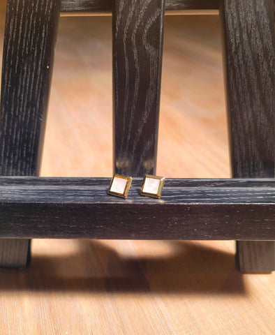 Pictured in Pearl Earrings