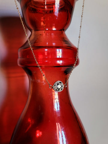 Dalmatian Drop Necklace