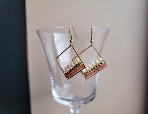 Mocha Trifecta Earrings