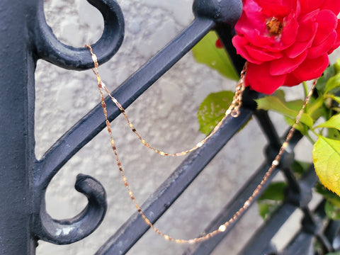 Shimmering Rose Chain