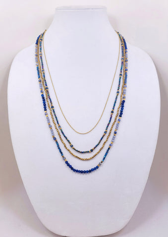 Charming Jewel Indigo Necklace