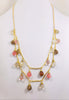 Neapolitan Droplet Necklace