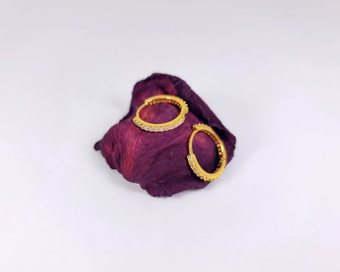 Small Glimmering Hoop