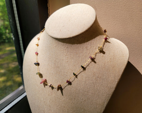 Back Agate Again Necklace