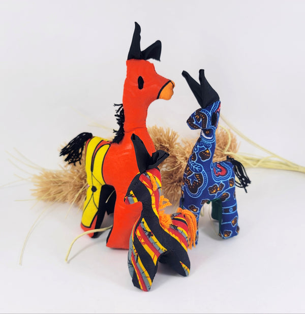 Zambian Stuffed Giraffe