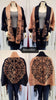 Black/Tan Scroll Shawl