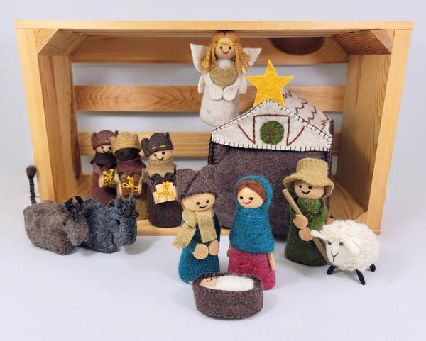 Felt Nativity Playset