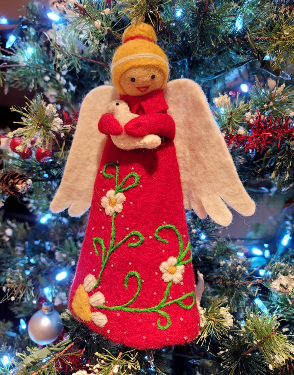 9" Felt Angel