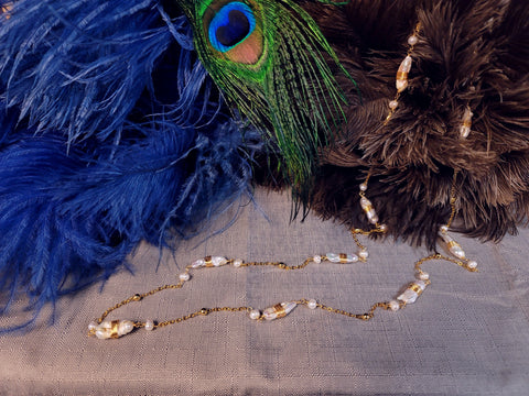 Wrapped Pearl Necklace