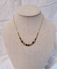 Black Abacus Chain Necklace