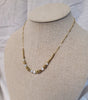 White Abacus Chain Necklace