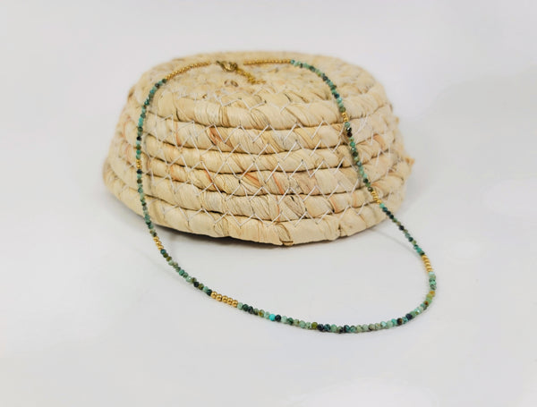 Green Jasper Full Necklace