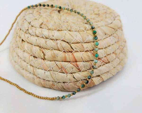 Green Jasper Partial Necklace