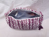 Medium Kantha Toiletry Bag Plum