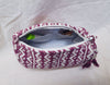 Small Kantha Toiletry Bag Plum