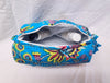 Large Kantha Toiletry Bag Blue