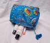 Large Kantha Toiletry Bag Blue