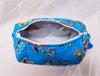 Medium Kantha Toiletry Bag Blue