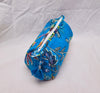 Small Kantha Toiletry Bag Blue