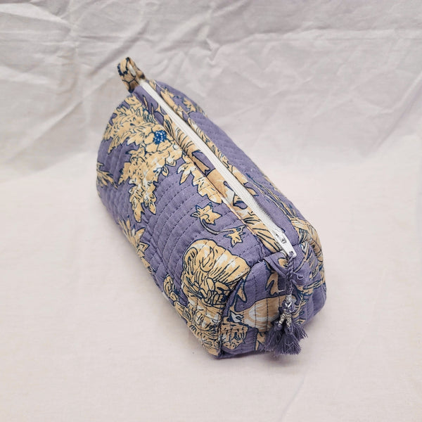 Small Kantha Toiletry Bag Dove