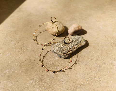 Pebbled Path Earrings