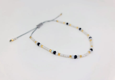 Crack the Code Bracelet Grey