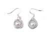 Encircled Pearl Earrings