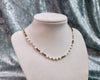 Golden Hematite Pearl Necklace