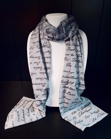 Grey Remembrance Scarf