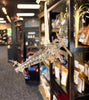 Airplane Glass Ornament Clear