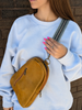 Leather Sling Backpack